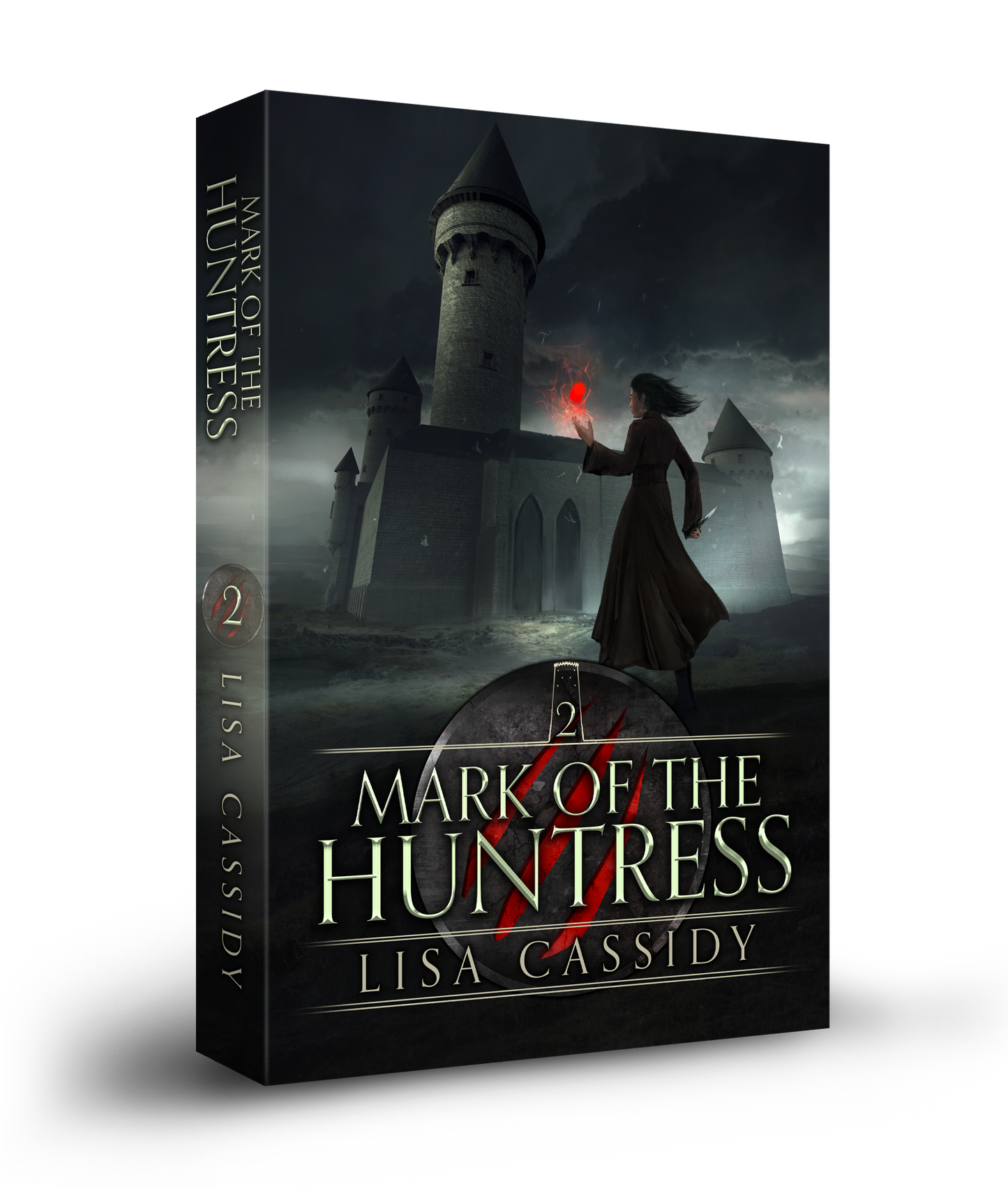 Mark of the Huntress paperback young adult epic fantasy series