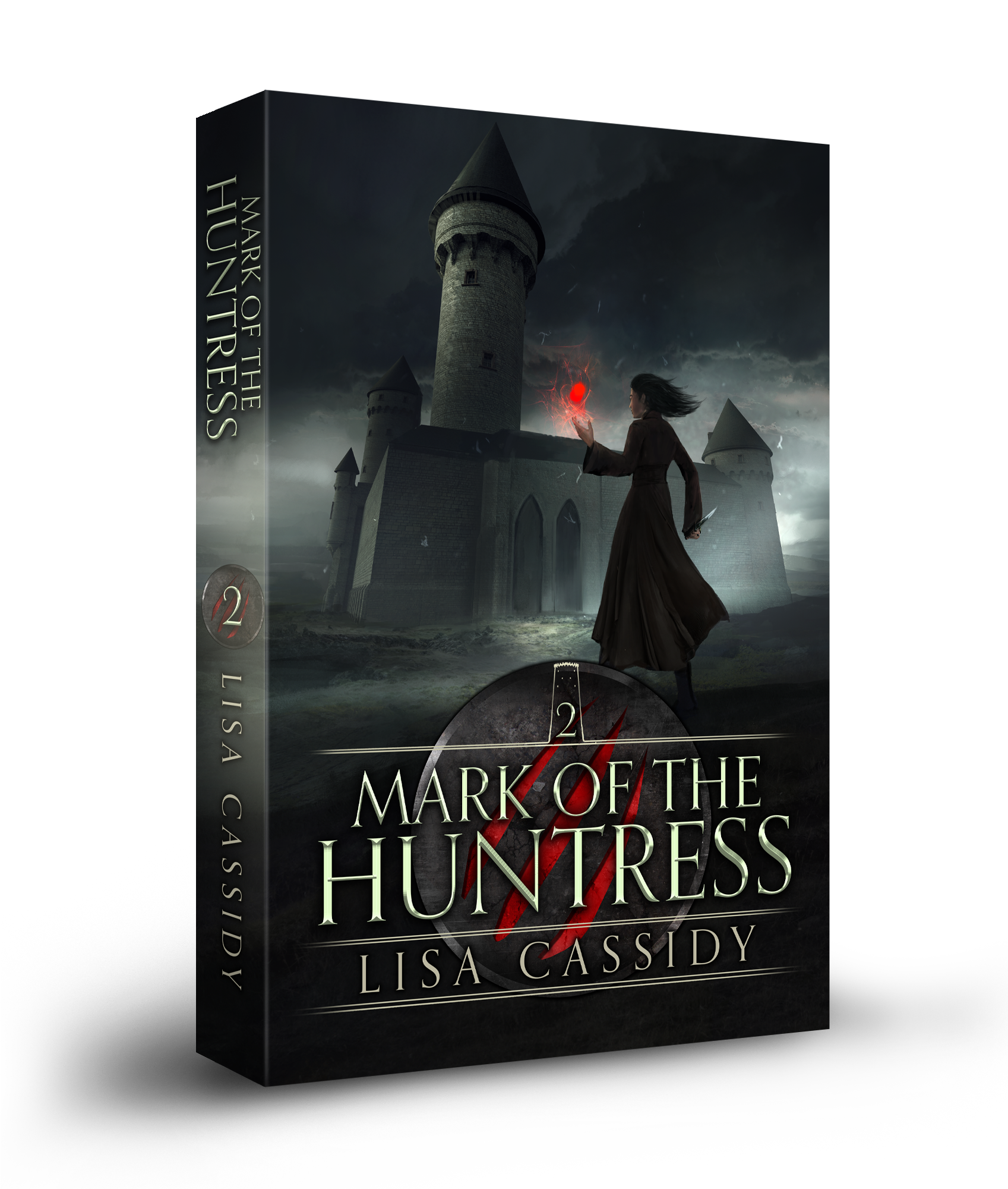 Mark of the Huntress paperback young adult epic fantasy series
