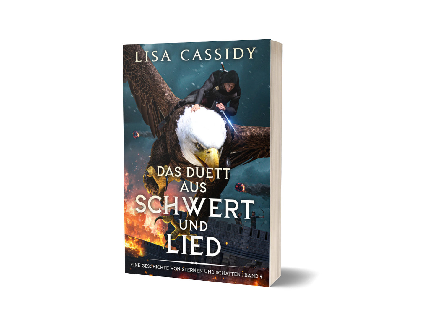 paperback image of German translation of A Duet of Sword and Song