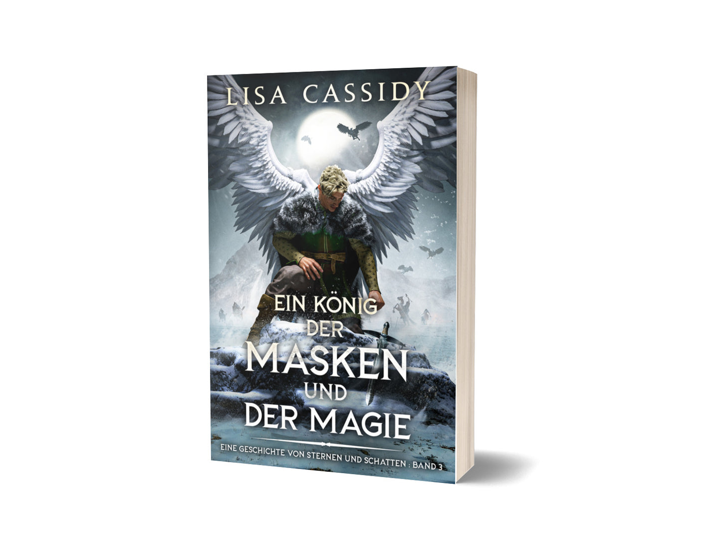 Paperback image of German translation of A King of Masks and Magic