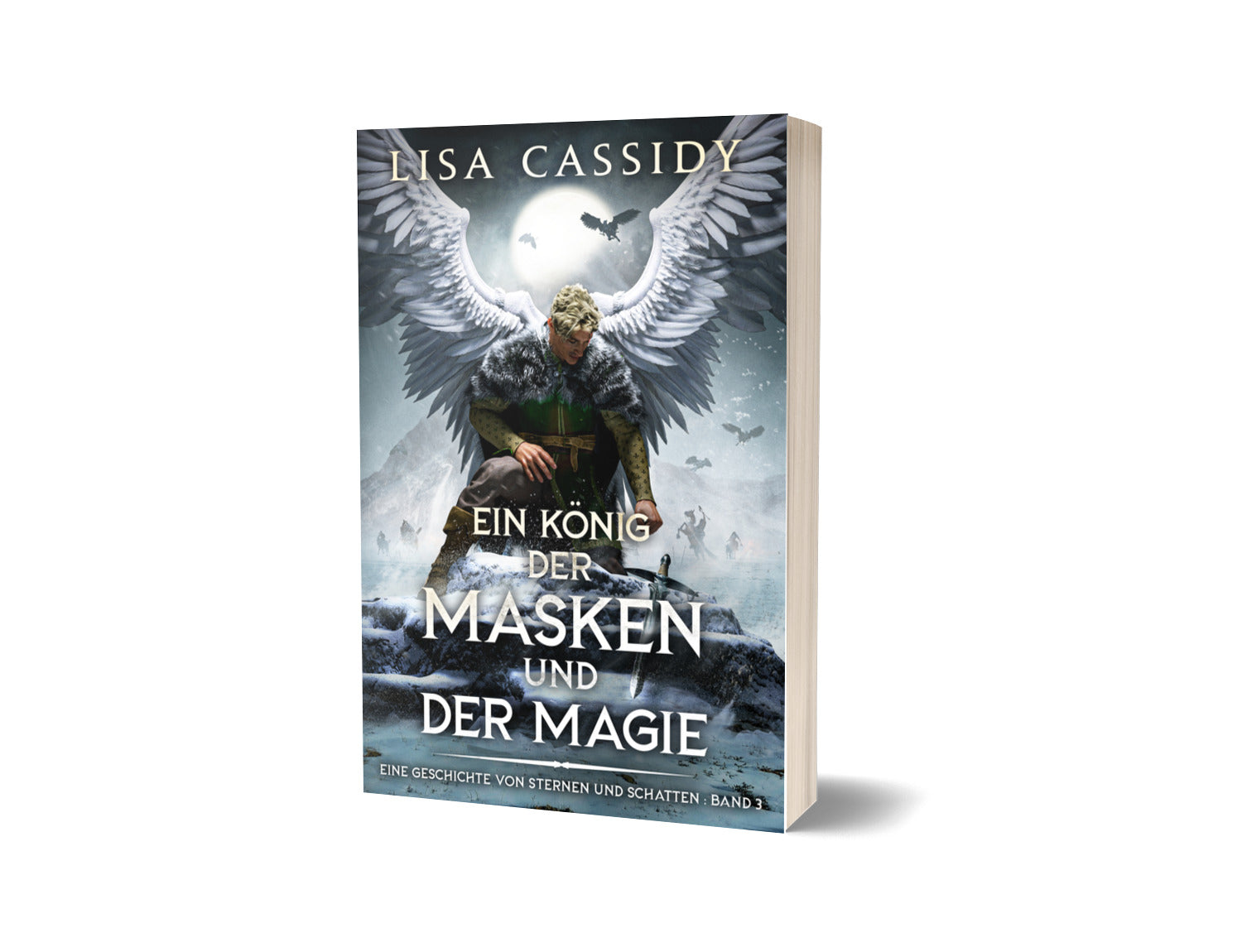 Paperback image of German translation of A King of Masks and Magic