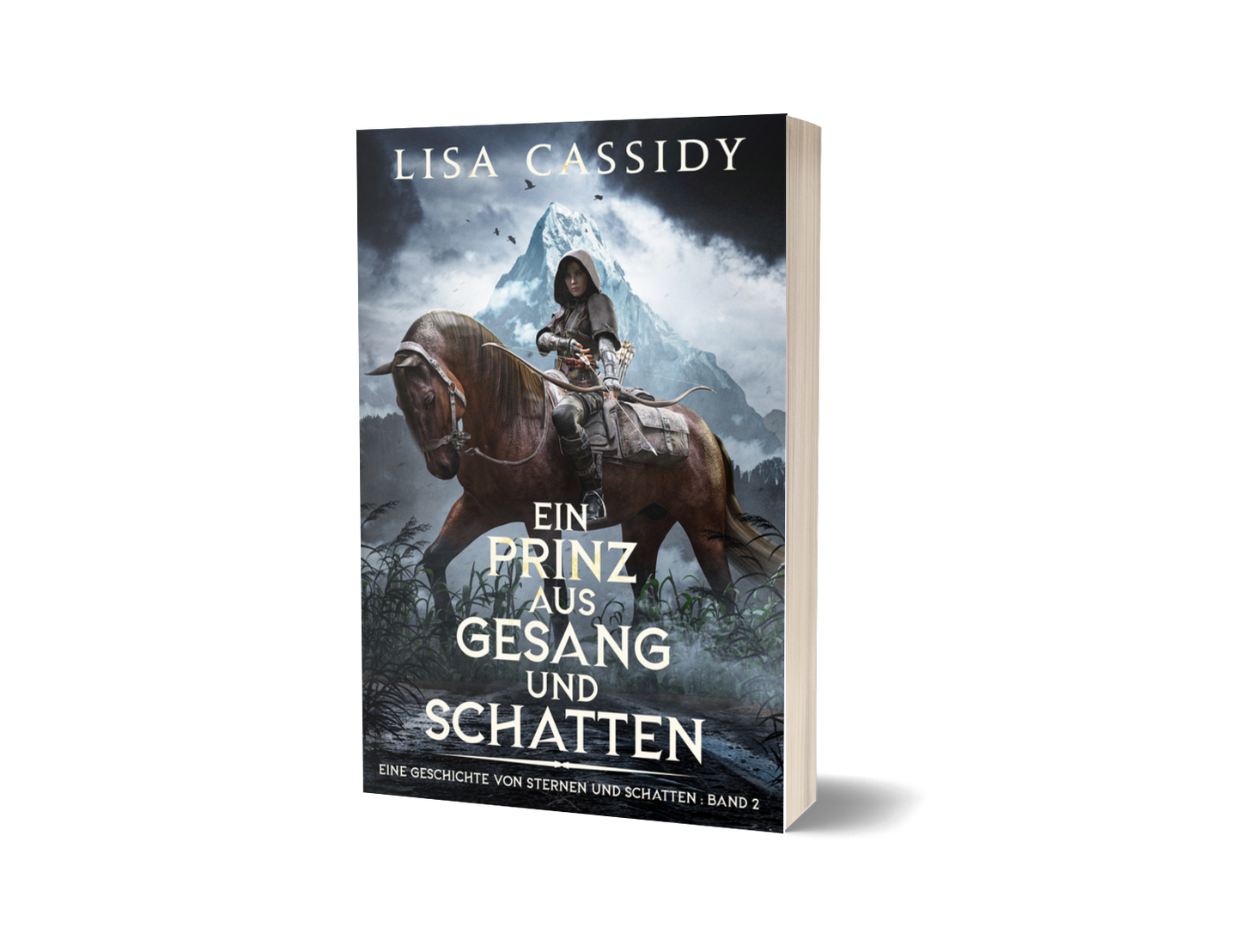 Paperback book cover of Ein Prinz aus Gesang und Schatten