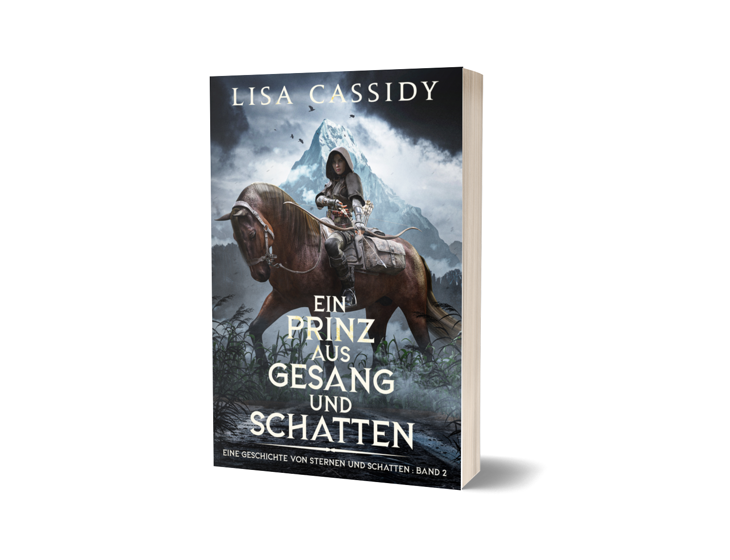 Paperback book cover of Ein Prinz aus Gesang und Schatten