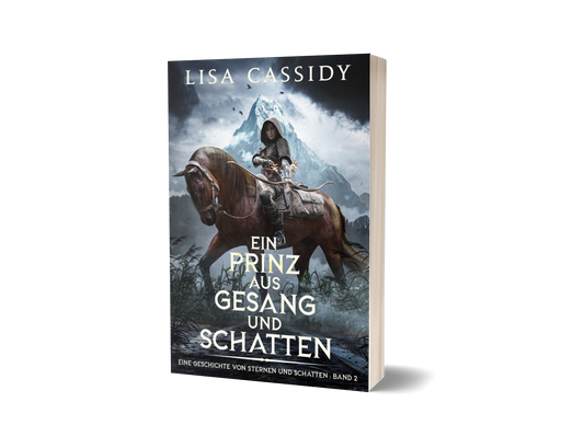Paperback book cover of Ein Prinz aus Gesang und Schatten